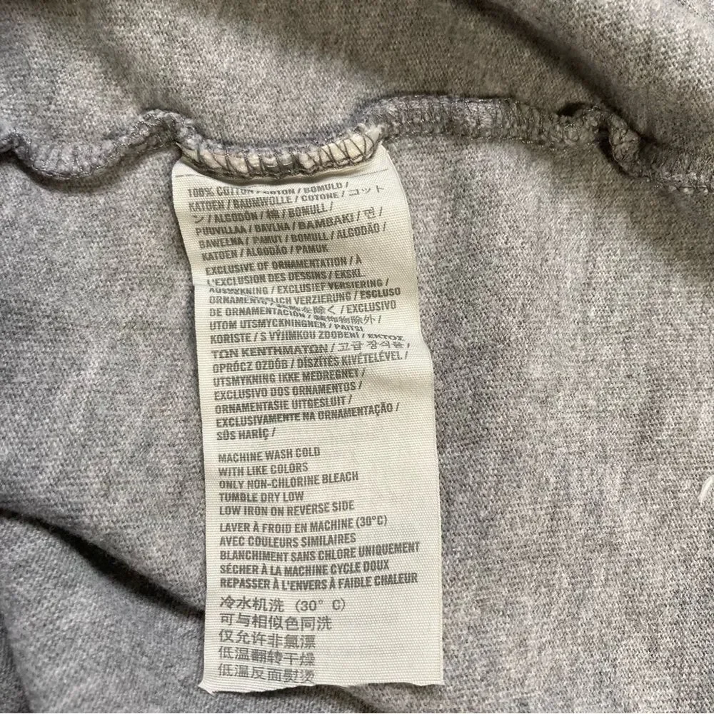 HOLLISTER HCO Huntington Beach Pier California Gray Grey Youth Inisex Large